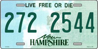 NH license plate 2722544
