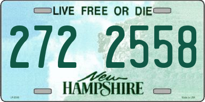 NH license plate 2722558