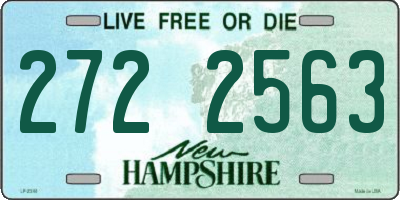 NH license plate 2722563