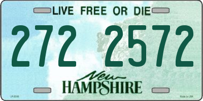 NH license plate 2722572