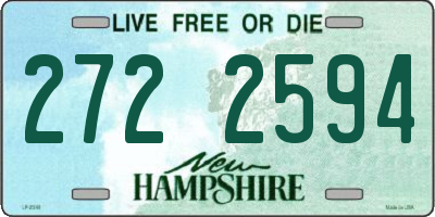 NH license plate 2722594