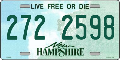 NH license plate 2722598