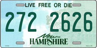 NH license plate 2722626