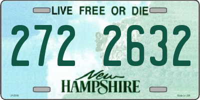 NH license plate 2722632