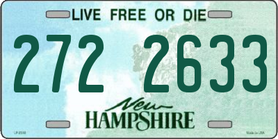 NH license plate 2722633