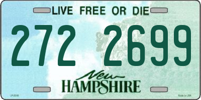 NH license plate 2722699