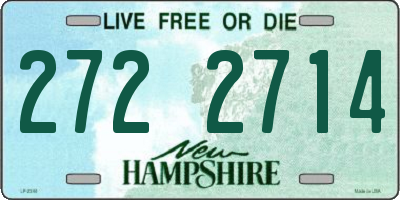 NH license plate 2722714