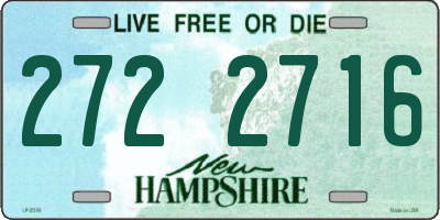NH license plate 2722716