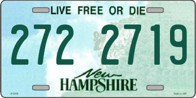 NH license plate 2722719