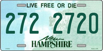 NH license plate 2722720