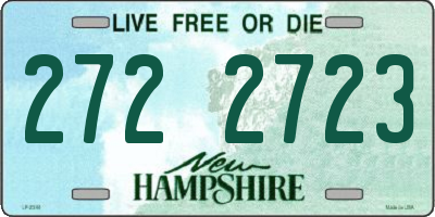 NH license plate 2722723