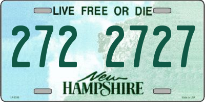 NH license plate 2722727