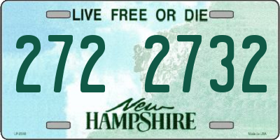 NH license plate 2722732