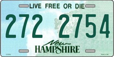 NH license plate 2722754
