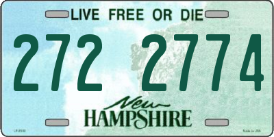 NH license plate 2722774