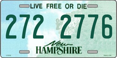 NH license plate 2722776