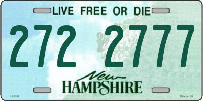 NH license plate 2722777