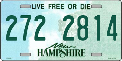 NH license plate 2722814