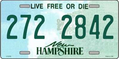 NH license plate 2722842