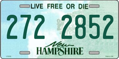 NH license plate 2722852