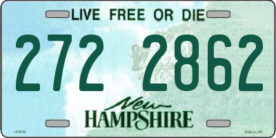 NH license plate 2722862