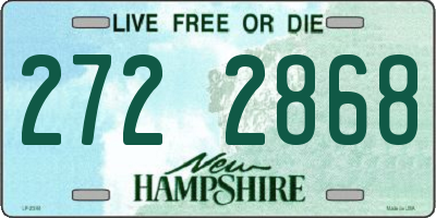 NH license plate 2722868