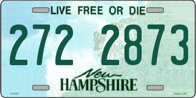 NH license plate 2722873