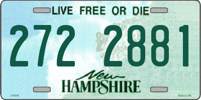 NH license plate 2722881