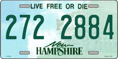 NH license plate 2722884