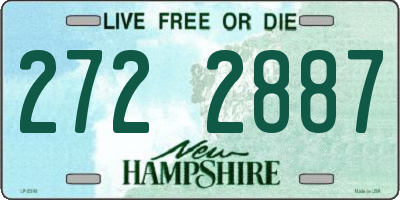 NH license plate 2722887