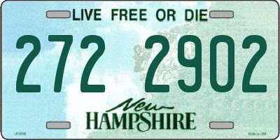 NH license plate 2722902