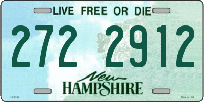 NH license plate 2722912