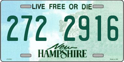 NH license plate 2722916