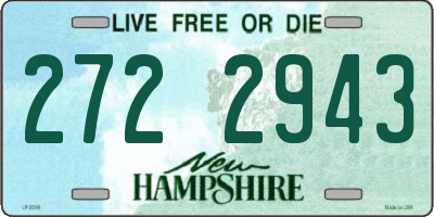 NH license plate 2722943