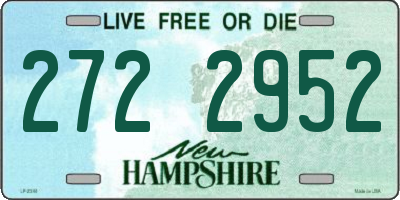 NH license plate 2722952