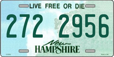 NH license plate 2722956
