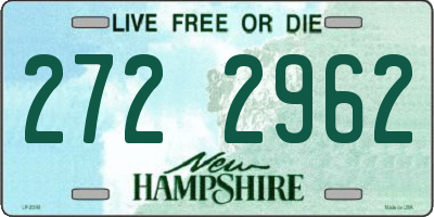 NH license plate 2722962