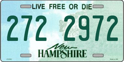 NH license plate 2722972