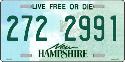 NH license plate 2722991
