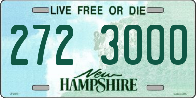 NH license plate 2723000