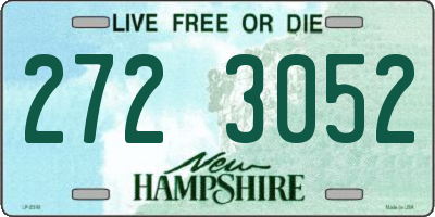 NH license plate 2723052