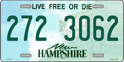 NH license plate 2723062