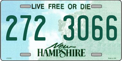 NH license plate 2723066
