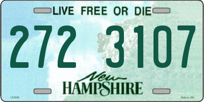 NH license plate 2723107