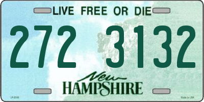 NH license plate 2723132
