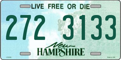 NH license plate 2723133