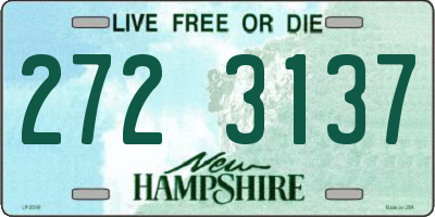 NH license plate 2723137