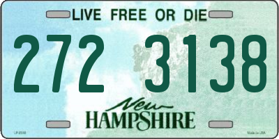NH license plate 2723138