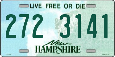 NH license plate 2723141