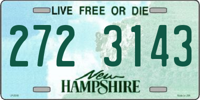 NH license plate 2723143